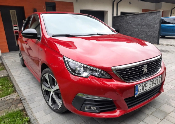 Peugeot 308 cena 59900 przebieg: 93563, rok produkcji 2017 z Wolsztyn małe 67